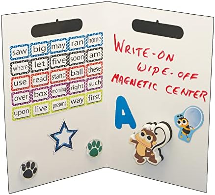 Ashley Productions dobráveis ​​Magnetic Dry Apaço Whiteboard, 14 polegadas x 18 polegadas, pacote de 3