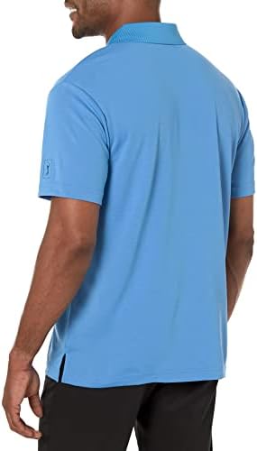 PGA Tour de manga curta masculina de camisa de pólo de fluxo de ar de bolso