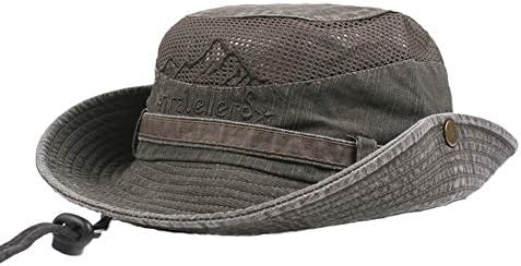Chapéus de Fedora para Homens dobráveis ​​Bum amplo Chapéus ao ar livre Chapéus de pesca elegante chapéus táticos para