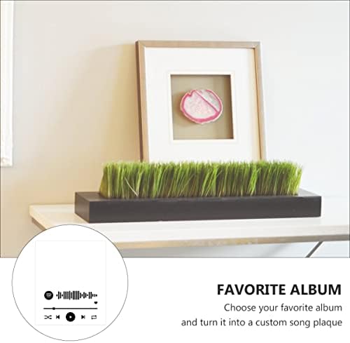 Coheali decoracionas para salas de casa música acrílica personalizada álbum personalizado capa acrílico canção personalizada álbum personalizado capa Diy acrílico álbum photo ornament