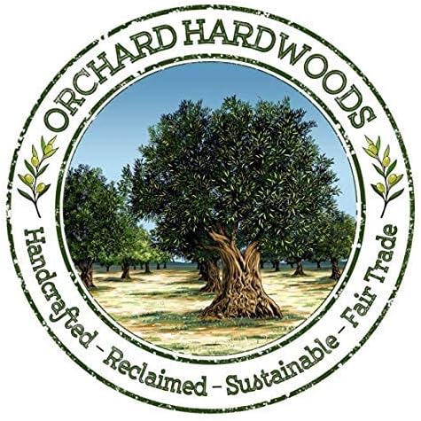 Orchard Windwoods Nesting Conjunto de 6 tigelas de madeira de azeitona artesanal. Farão decorativo artesanal exclusivo para