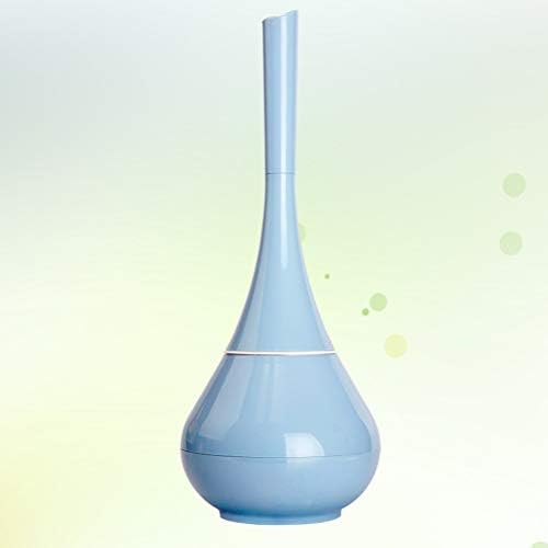 Pincel de vaso sanitário doiTool pincel de vaso compacto de vaso compacto e suporte para armazenamento de banheiro plástico