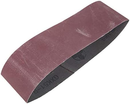 Cinturão de lixa de lixa YWBL-WH, Retentação de Cinturão de Landagem de Óxido de Alumínio de 3 polegadas x 21 polegadas, 240#, 320#, 400#, 600#, 800#, 1000#, 10-pack, pano Emery