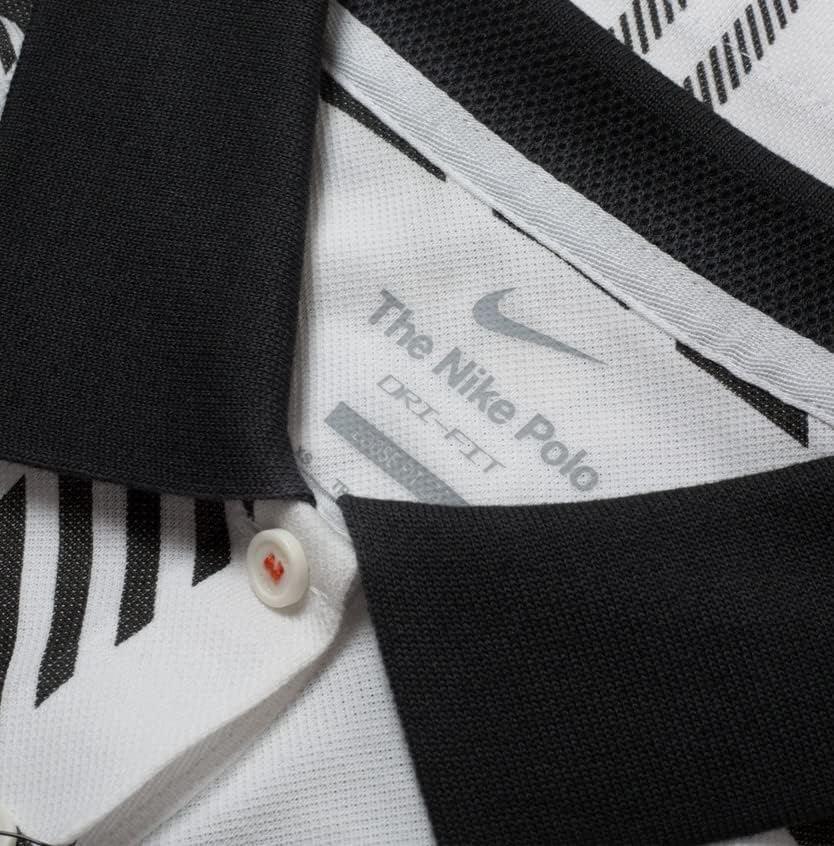 Nike Women's Plaid Golf Polo Circh White/Black
