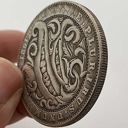 1921 Moeda de moeda de moeda de polvo de polvo antigo Antigo Medalha de Medalha de Prata Cole