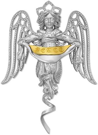 8 Guardian Angel Tree Topper Gold e Rhodium com cristais austríacos feitos nos EUA