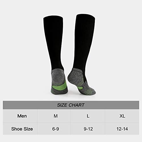 Vagam 3-6 pares de almofada atlética masculina meias de meias