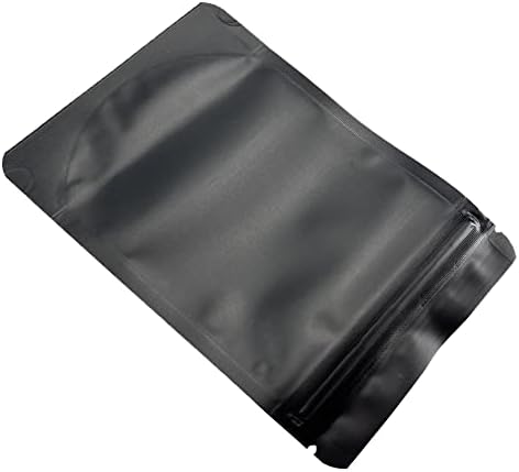 100 peças Mylar sacolas Mylar Stand Up Foil Pouch para Zip Matte Aluminium Foil Bloqueio de alimentos embalagem