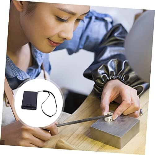 OperitACX Identificação Mantexação de jóias Identificação do amplificador de mão Mãe de lupa de lupa manual Montífica de bolso de mão de mão de mão de mão com led de amplificador de bolso leve de bolso LED