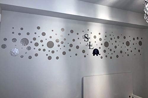 Decalques de parede de bolinhas DOT Garotas Sala de decoração de parede Adesivos, pontos de parede, casca de círculo