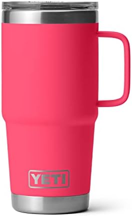 Yeti Rambler 20 oz de caneca de viagem, aço inoxidável, a vácuo isolado com tampa de fortaleza