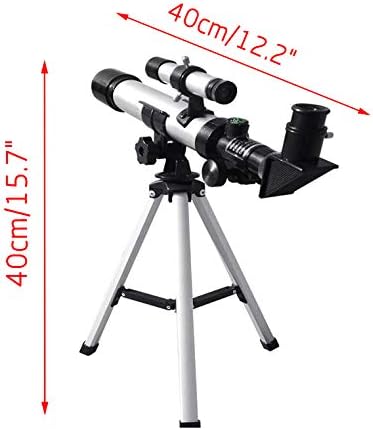 Telescópio para iniciantes, Yamezda de 60 mm de abertura óptica Telescópios de astronomia com suporte para adultos e crianças a astronomia iniciantes