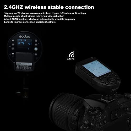 Transmissor de gatilho flash sem fio xproii-s ttl sem fio, 2,4g x sistema Hss 1/8000s, 11 botão personalizável de 5 grupos, conexão Bluetooth, gatilho multi-flash compatível com câmeras Sony