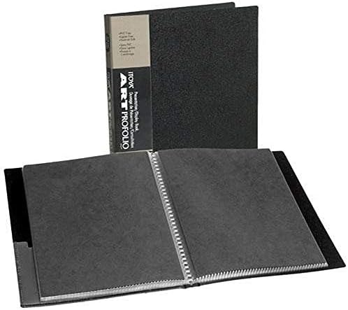 Itoya Art Profolio Storage/Display Book 9 pol. X 12 pol. 24 [pacote de 2]