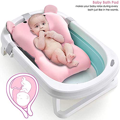 Baby Baby almofada almofada infantil banheira de banheiro dobrável almofadas de banho banheira baby cuidar bebê nariz otário