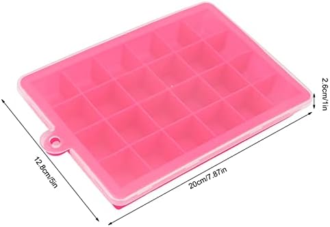 SHANRYA ICECUBEMAKER, Easy Demoulding Icecubemold Silicone Material 3pcs com tampa removível para cozinha para geladeira