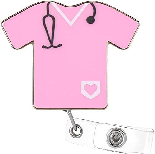 Bolos de crachás retráteis para enfermeiros emblemas de enfermagem Ratizador de enfermagem com amigo