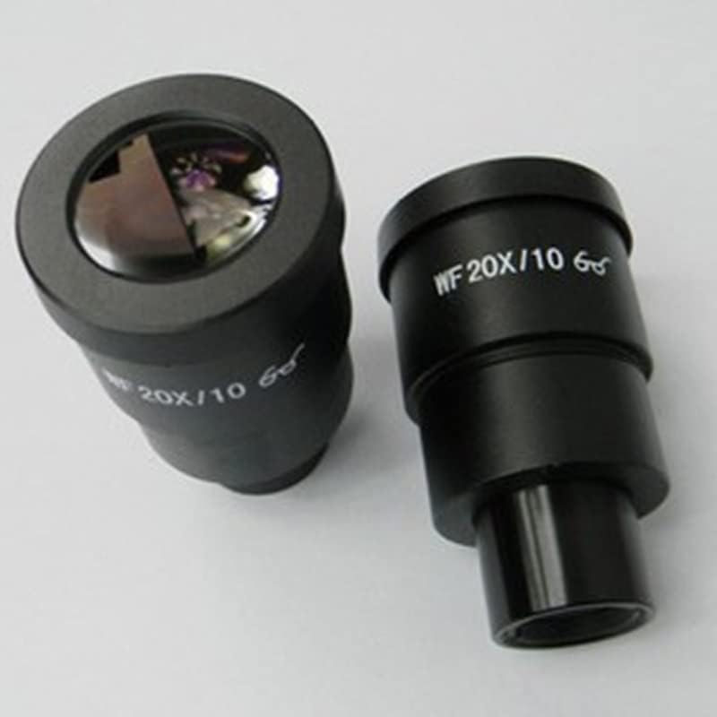 Kit de acessórios para microscópio para adultos 20x estéreo ocular acessórios de microscópio de laboratório consumíveis