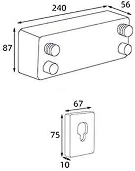 HSCDQ Telescópico Interno e externo varal de parede com 4,2m de aço de aço cabo de secagem ajustável Rack de lavagem