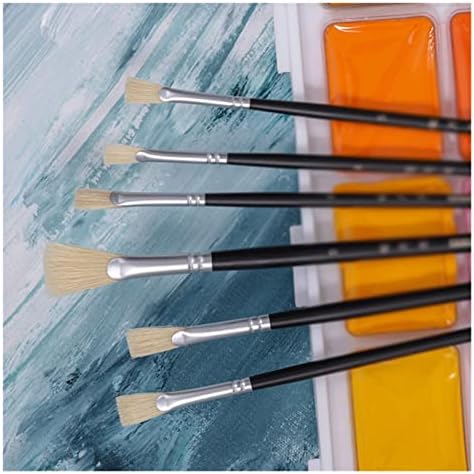 SDFGH Set Art Art Especial escova de óleo de aquarela acrílico pincel de ventilador line caneta pincel pinting suprimentos de pintura
