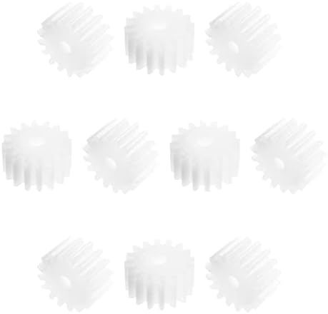Bettomshin 10pcs 0.5 Modulus Plástico engrenagem, 16 dentes Modelo 162a od 9mm orifício dia 2 mm de espessura de 5 mm de eixo