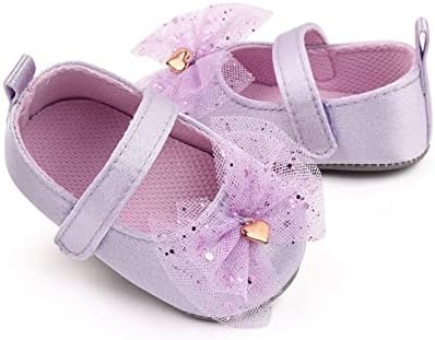 Infant Girls Sapatos de sapato único Mesh Bowknot First Walkers Shoes Sandals Sandálias Princesa