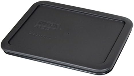 Pyrex 7210-PC 3 xícaras de carvão cinza Campa de alimentos de plástico cinza, feita nos EUA-2 pacote