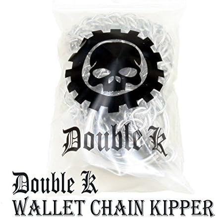 Double K Basic Strong Leash Biker Trucker Key Jean Wallet Chain SLV/BLK CS146MLT