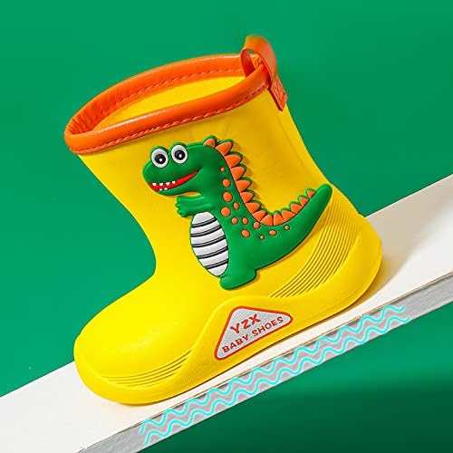Crianças fofas de desenho animado moda à prova d'água e não deslize botas de chuva botas de chuva de fundo macio botas pretas