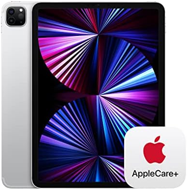 Apple 2021 iPad Pro de 11 polegadas - prata com AppleCare+