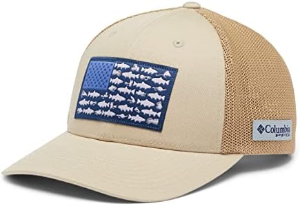 Columbia PFG Fish Bandle Mesh Ball Cap-Highcrown