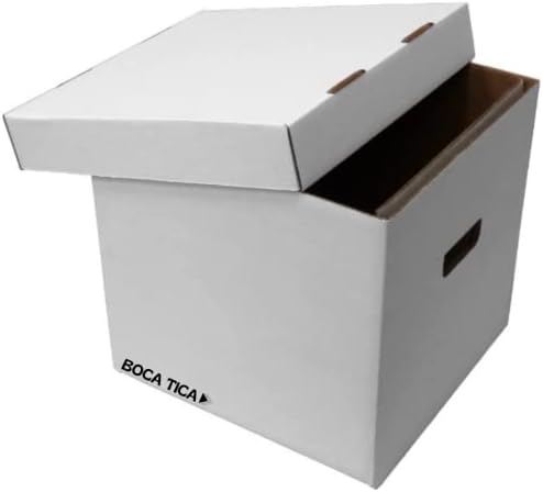 Caixa de armazenamento de registro de vinil Boca Tica 33 rpm