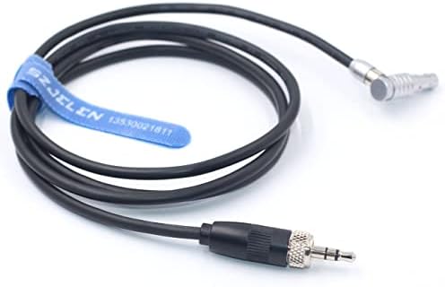 Szjelen ângulo reto 00b 5pin a 3,5 mm Plugue de áudio para Arri Alexa Mini Audio Cable