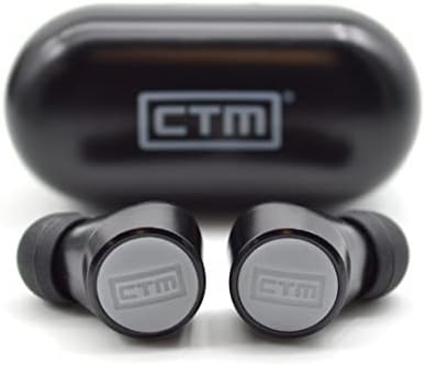 CTM Explore P2 True Wireless fones de ouvido | Controles de botão Bluetooth 5.0 e caixa de carregamento magnético | Fones de ouvido