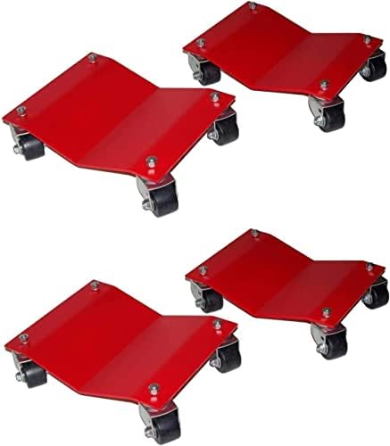 Auto Dolly M998035 Dollies de carros, 12 x 16 pol. 10.000 lb, pk4