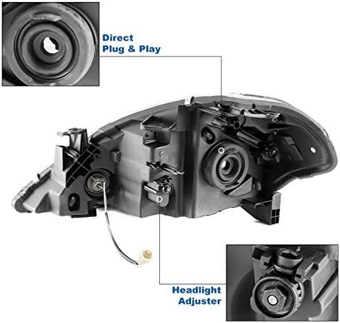 ZMAUTOPTS SUBSTITUIÇÃO FARECTRAMPS COMPATÍVEL DE CHROME COMPATÍVEL COM 2007-2011 Versa/2012 Versa hatchback