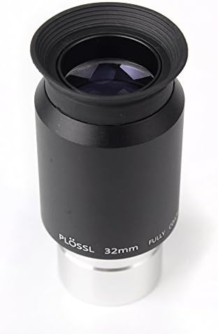 1,25 de 32 mm PLOSSL Telescópio ocular - Design de 4 elementos - Filtros de astronomia padrão de 1.25 polegadas