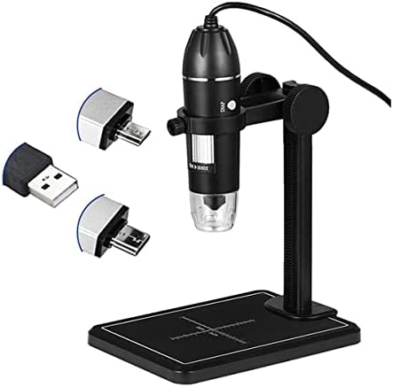 SDLSH Microscópio Acessórios Kit Preparação de slides Camer 1600X Microscópio digital para soldagem LED LED Zoom Câmera Handheld