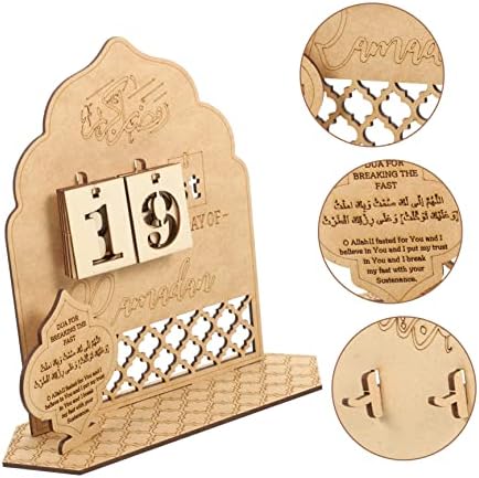 Countdown de tendycoco para Eid - Decorações de mesa de escritório Decorações de escritório Desk Topper Eid Countdow