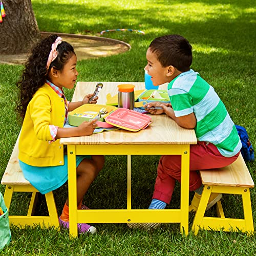 MUNHING® LUMCH ™ Bento Box for Kids, inclui utensílios, verde