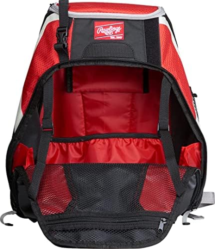 Rawlings | Saco de equipamentos de mochila R500 | Beisebol/softball | Vários estilos