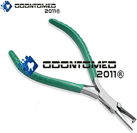 ODONTOMED2011 - Alicates - Mini anel dividido, 5in. -D-3779-gr Green Handle Grip PVC