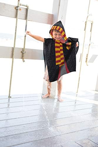 HARRY POTTER GRIFFINDOR BAIL/PONCIA/PONCHO CAPAÇÃO DE PRAIA - Toalha de algodão super macia e absorvente, mede 22 x 22 polegadas