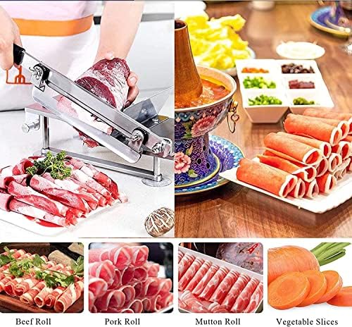 Manual Flicer de carne congelada Slicer de aço inoxidável Carne Flicicador de carne de carne de carne de carne de carne de carne de