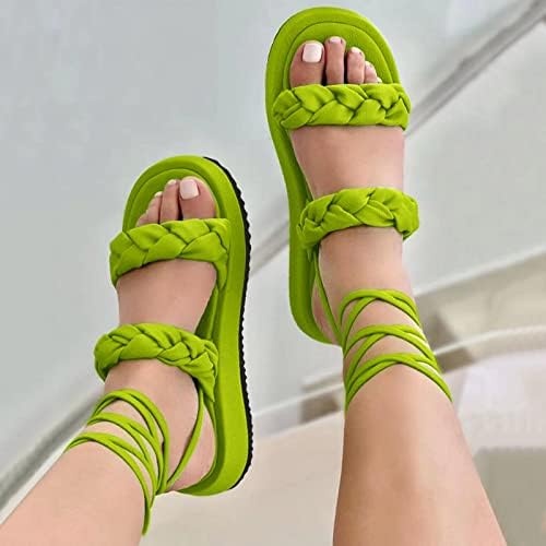 Sandálias para mulheres fivela tornozelo alpargelas alpargelas