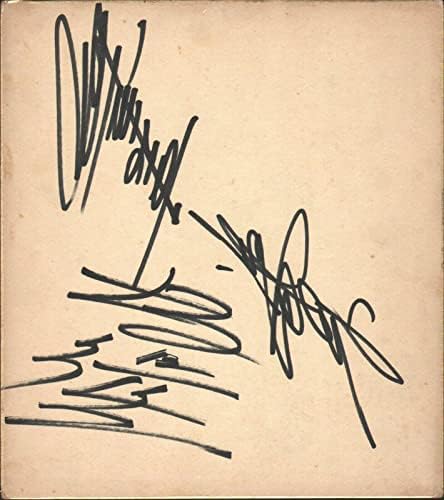 Gigante baba seiji sakaguchi michiaki yoshimura assinou shikishi placa psa/dna wwe - produtos diversos de ufc autografados