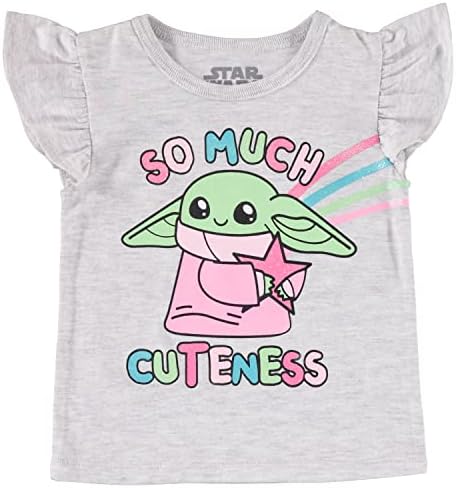 Star Wars Girls Roupas de 2 peças com camiseta e shorts-roupas de menina