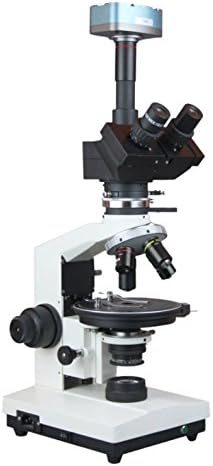 Radical Professional Research Geologia Trinocular Microscópio Polarizador W Compensadores de quartzo de mica de gesso e câmera de 3MP