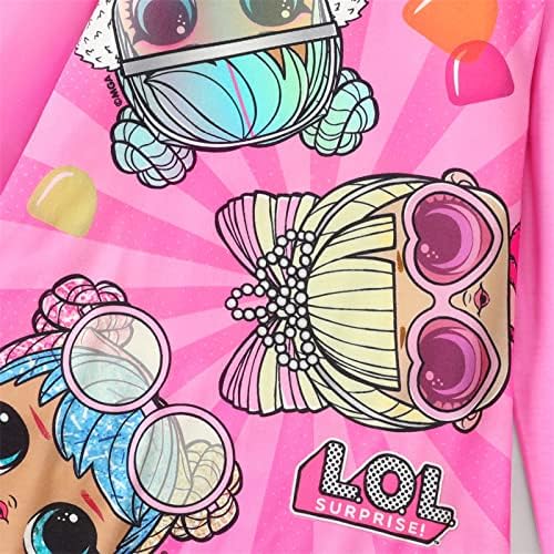 LOL. Surpresa! Vestido A-line Girls Girls A-line Slave Longneck Sweetshirt Dress 5y-12y