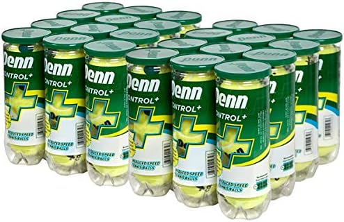 Penn Control Plus Green Training Tennis Ball latas em pacotes multi, 3 bolas por lata